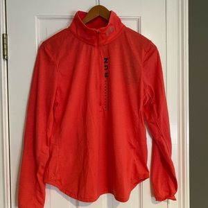 Brand NWT! UnderArmour Heatgear Run 1/4 ZIP -sz L